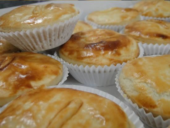 Empada Brocolis com Bacon e requeijão